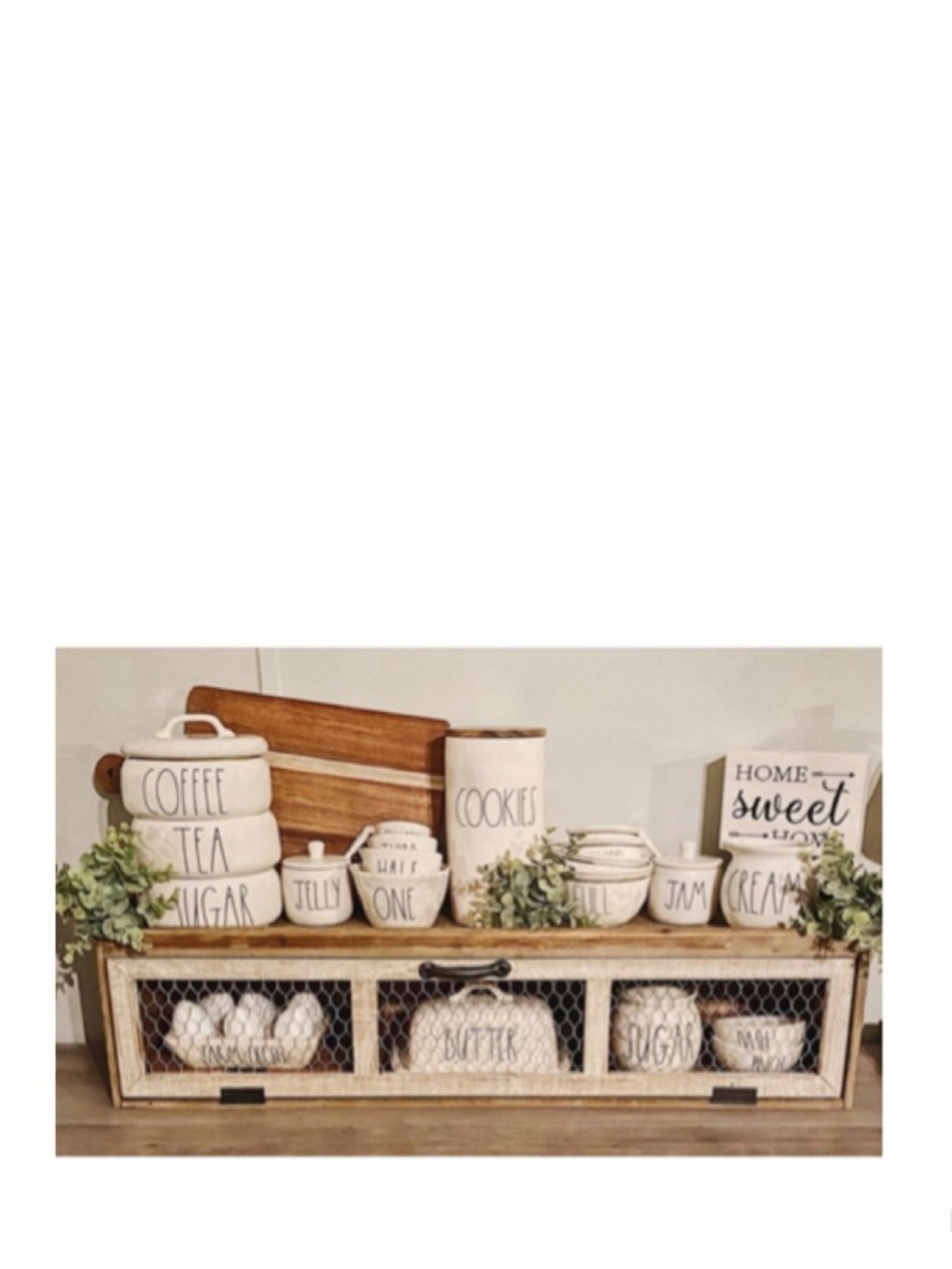 Hobby Lobby Brown Chicken Wire Wood Wall Shelf with Pull Down Drawer Home Decor